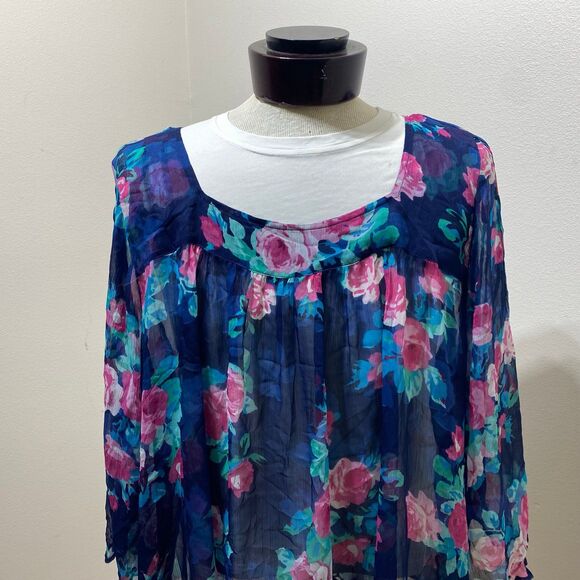 Jessica Simpson Blue Blossom Floral Blouse
Size 3X NWT - Picture 2 of 8